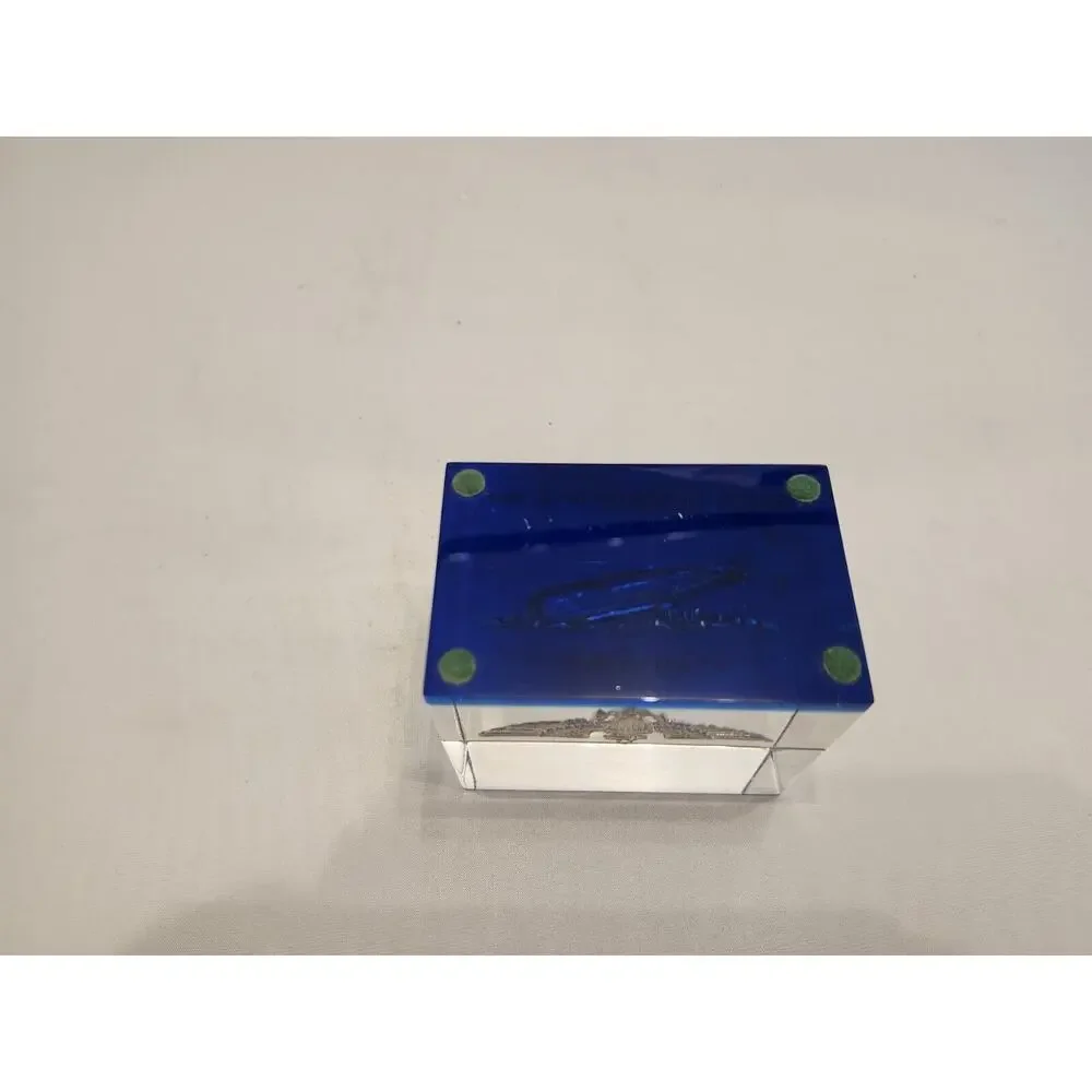 Paperweight GUEST OF THE SECRETARY OF THE NAVY ORIENTATION CRUISE Acrylic U.S.N.